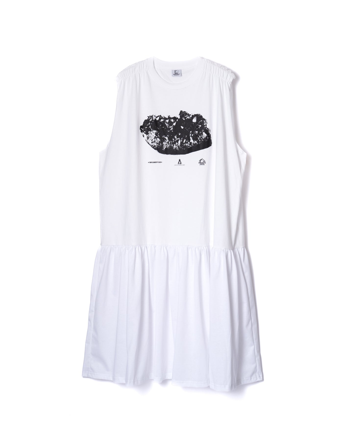 NON TOKYO / GATHER SLEEVE ONE-PIECE (WHITE) / &lt;NON TOKYO&gt; Gathered sleeve dress (white)