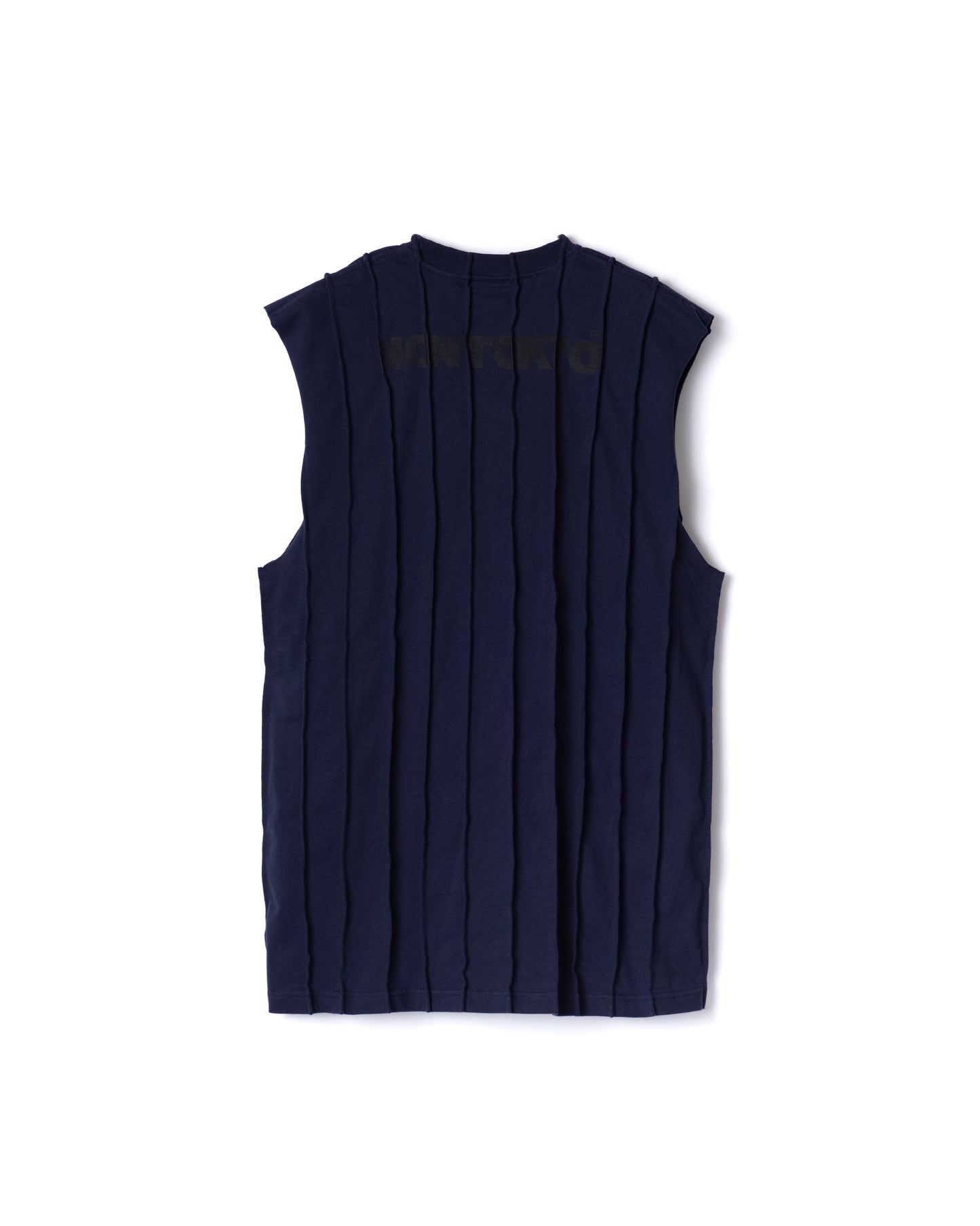 NON TOKYO / PIN TUCK C/S (PARK / NAVY) / &lt;NON TOKYO&gt; Pin tuck cut and sew (park / navy)