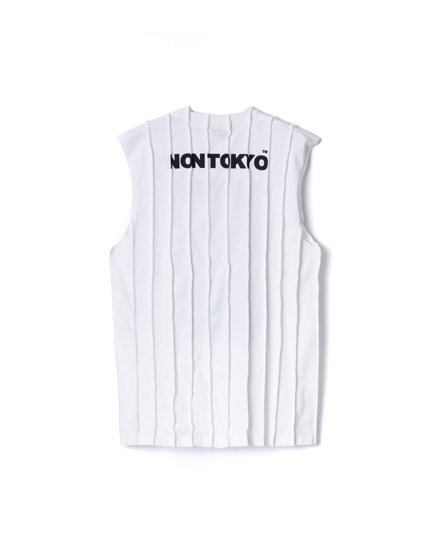 NON TOKYO / PIN TUCK C/S (PARK / WHITE) / &lt;NON TOKYO&gt; Pin tuck cut and sew (park / white)