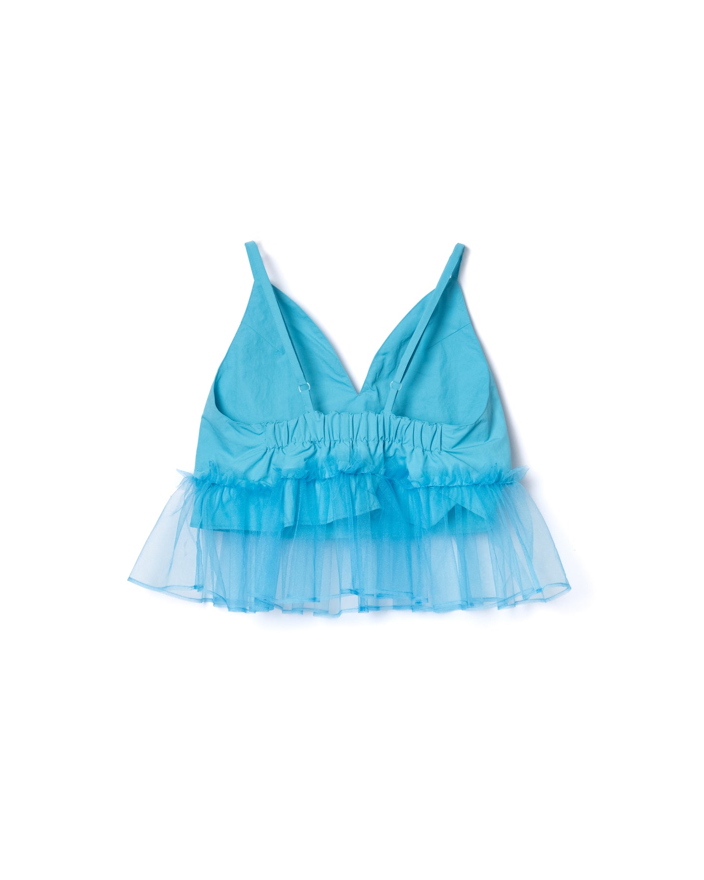 NON TOKYO / GATHER TULLE CAMISOLE (LIGHT BLUE)