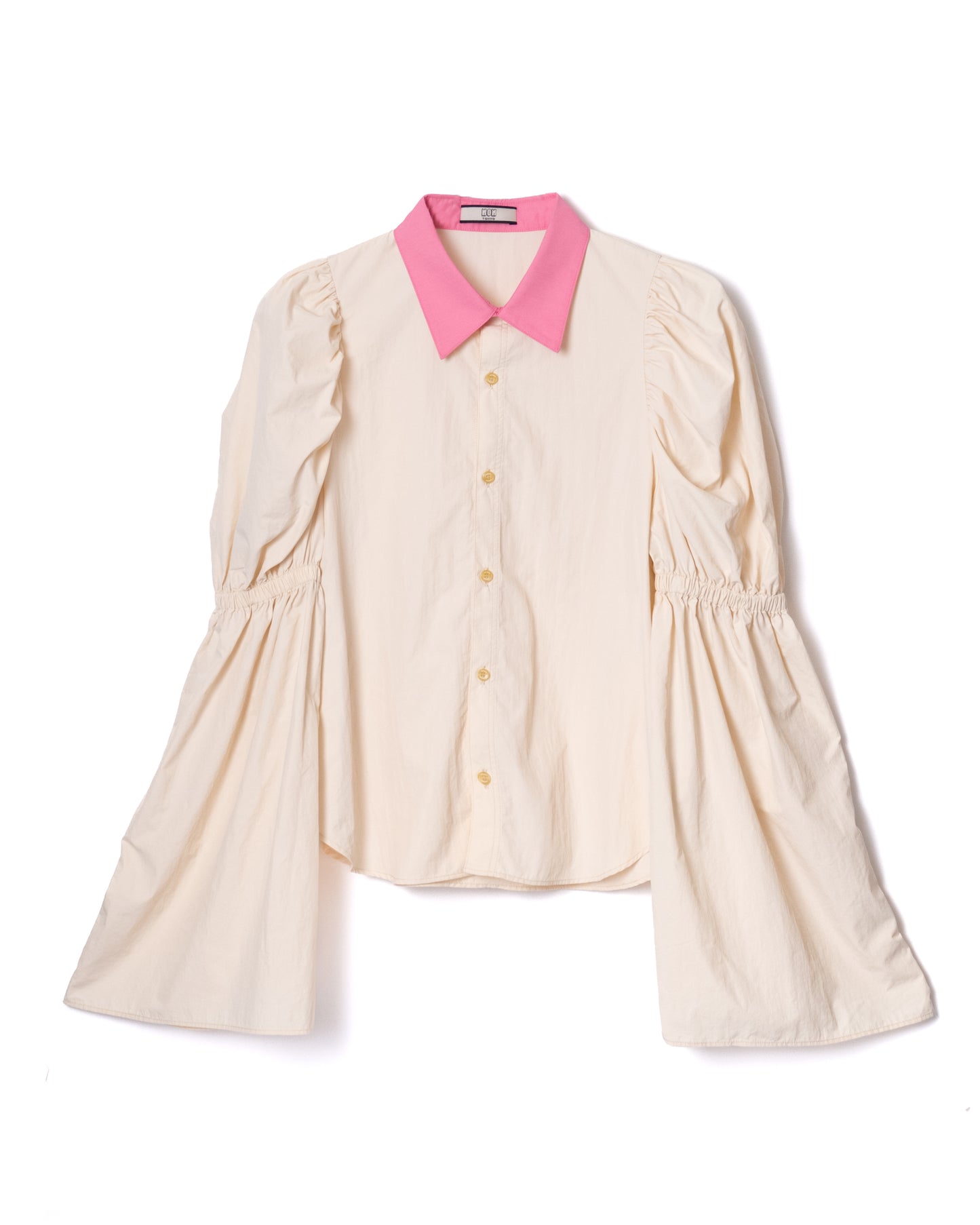 NON TOKYO / POWER SHOULDER WASHER SHIRT (IVORY)