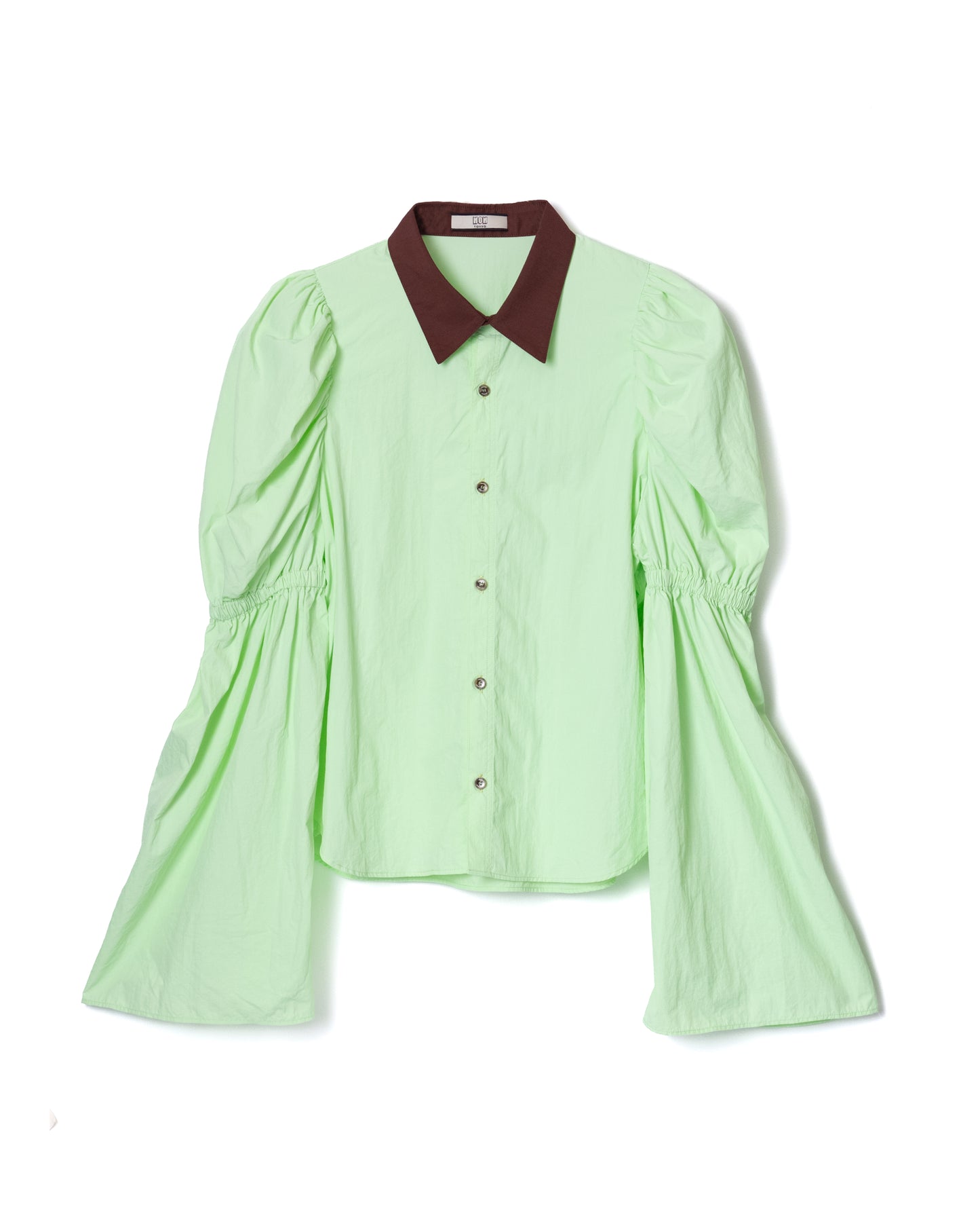 NON TOKYO / POWER SHOULDER WASHER SHIRT (MINT GREEN)