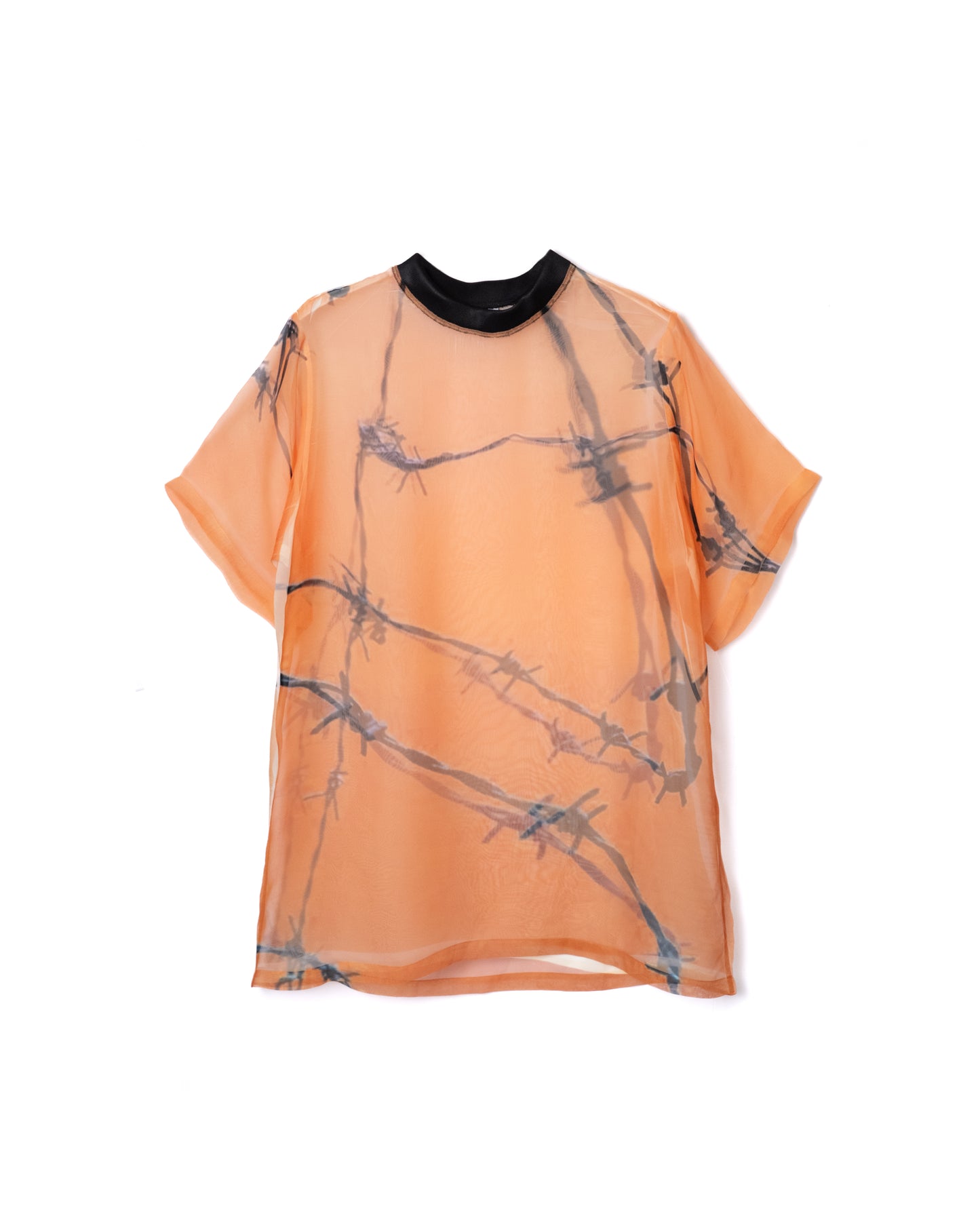 NON TOKYO / DIRECT PRINT SHEER TOP (BARBED WIRE) / &lt;NON TOKYO&gt; Direct print sheer top (barbed wire)