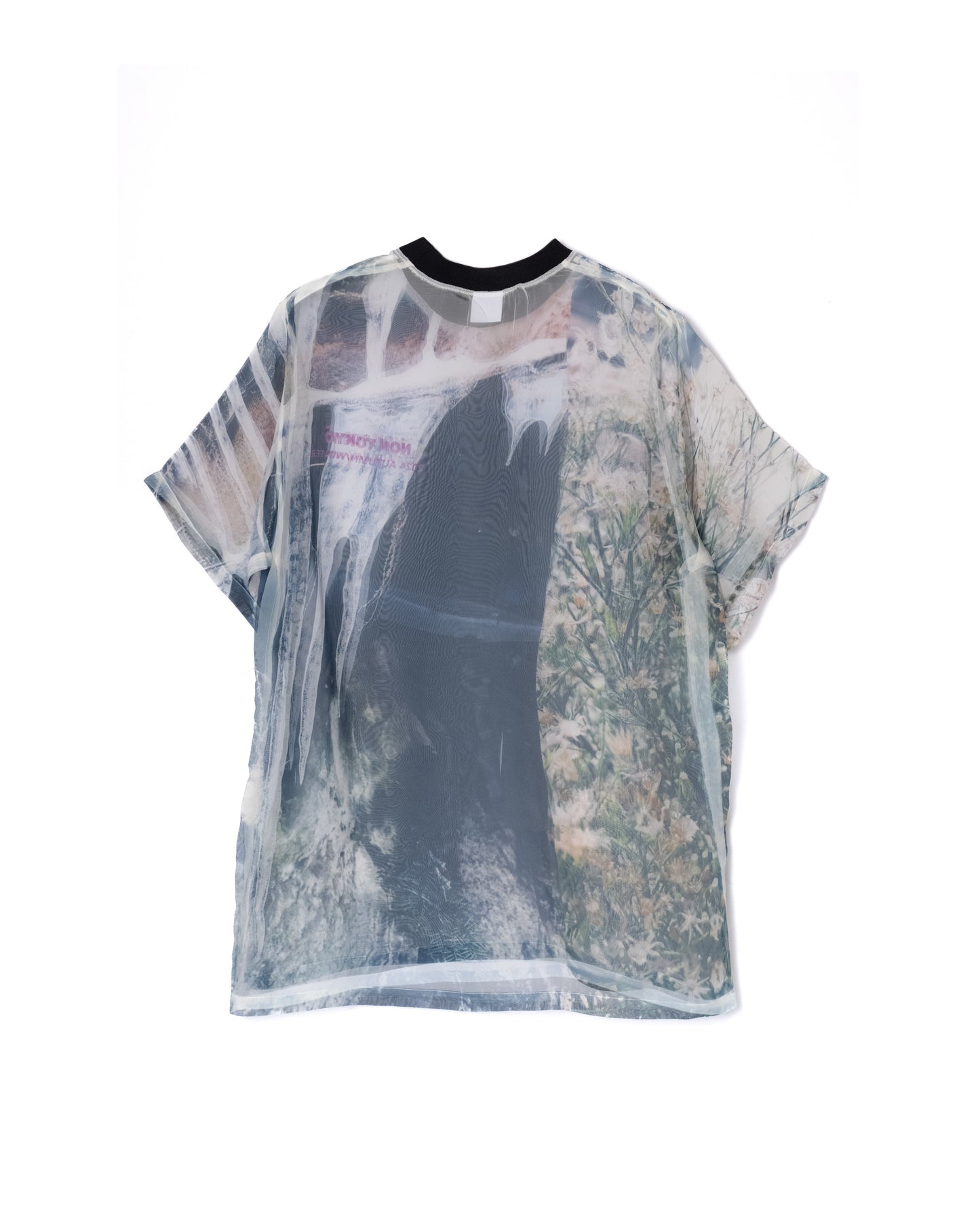 NON TOKYO / DIRECT PRINT SHEER TOP (ICICLE) / &lt;NON TOKYO&gt; Direct print sheer top (icicle)