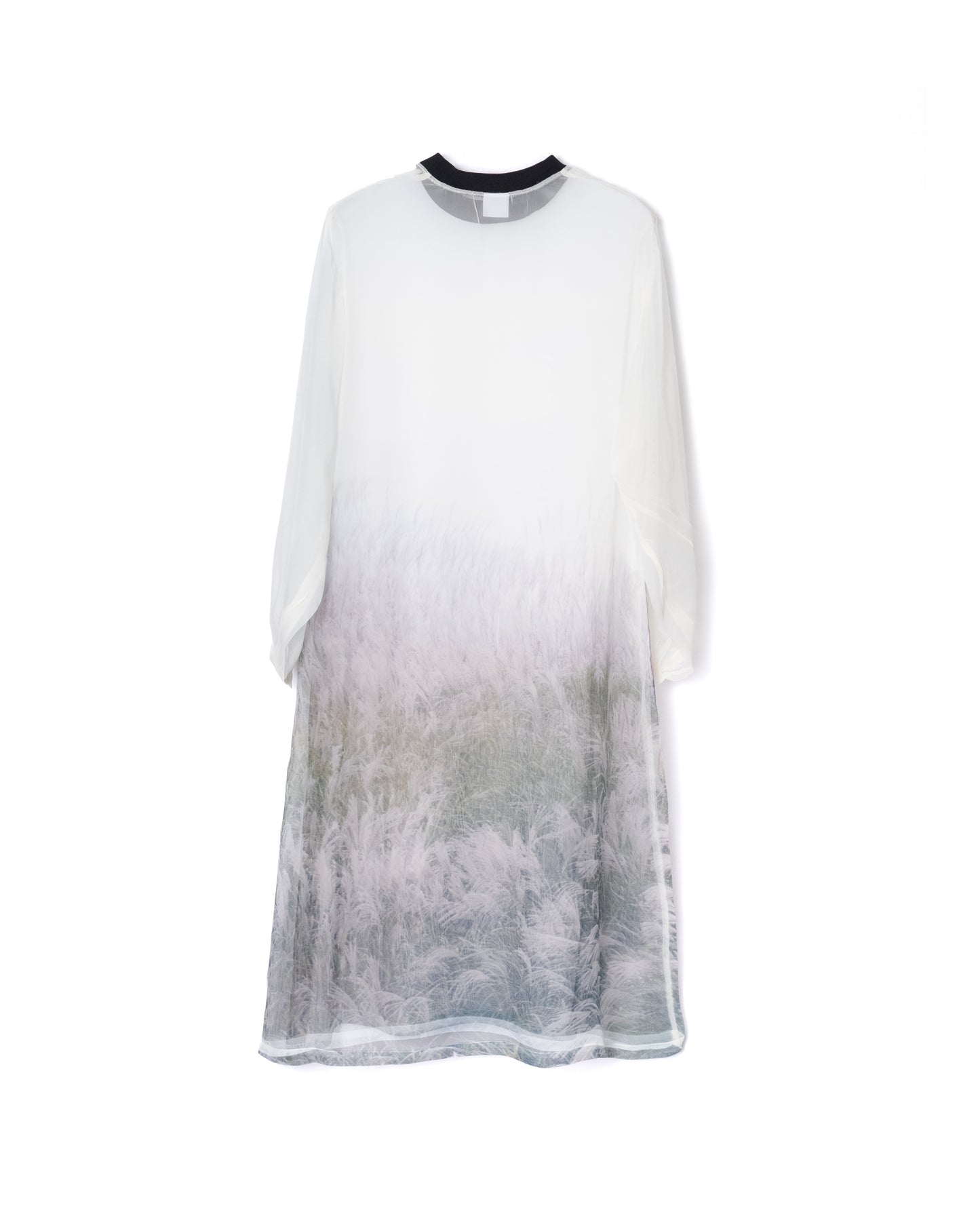 NON TOKYO / DIRECT PRINT SHEER ONE-PIECE (SILVER GRASS)