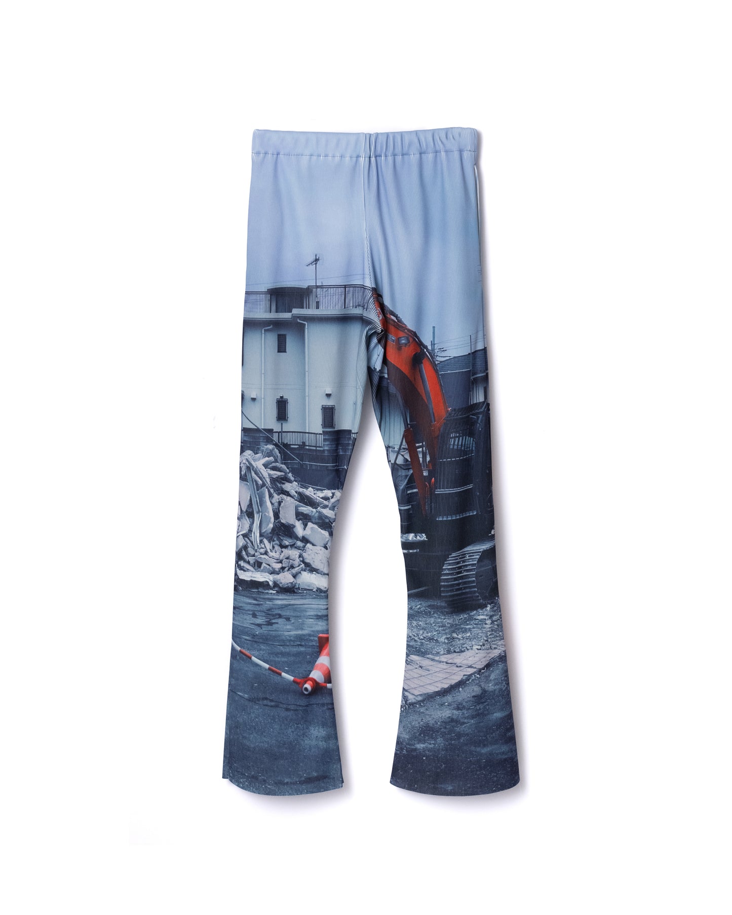 NON TOKYO / PRINT RIB FLARE PANTS (DISMANTLING)