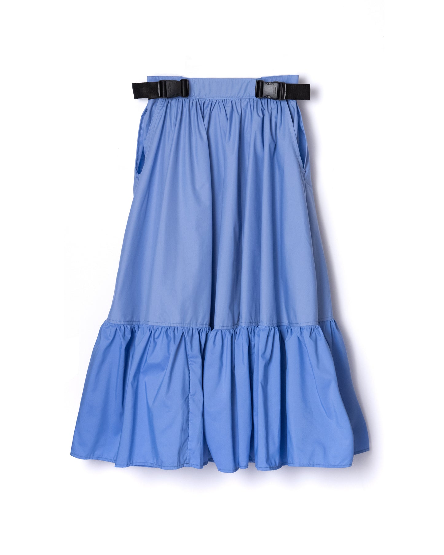 NON TOKYO / SWITCH GATHER SKIRT (BLUE) &lt;NON TOKYO&gt; Switch Gathered Skirt (Blue)