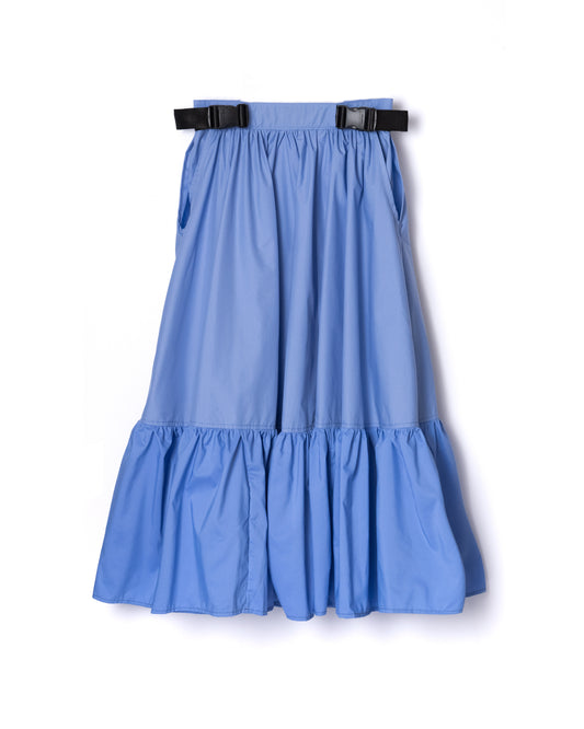 NON TOKYO / SWITCH GATHER SKIRT (BLUE)