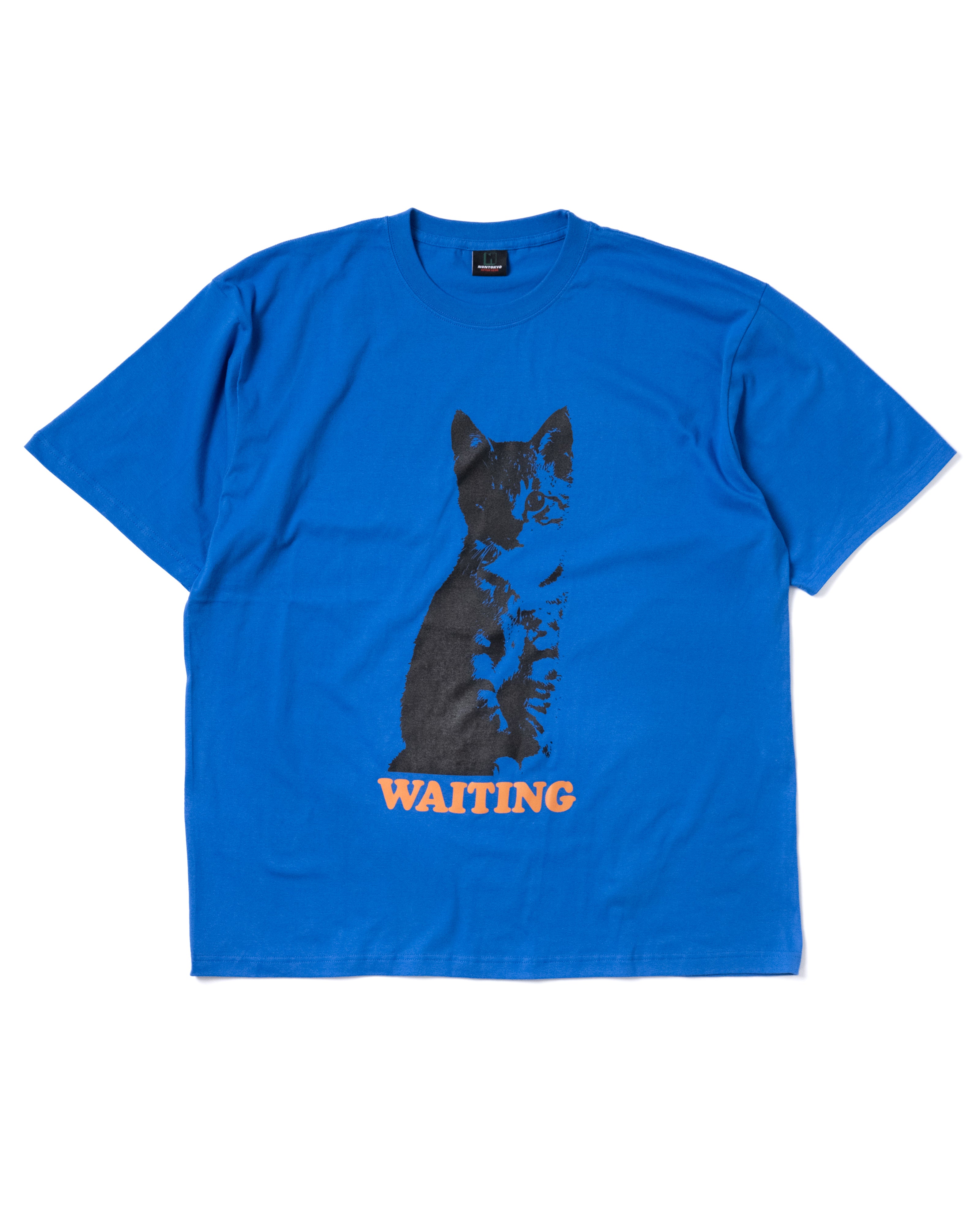 NON TOKYO / PRINT BIG T-SHIRT (CAT / BLUE)