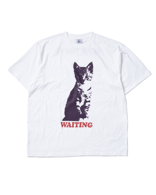 NON TOKYO / PRINT BIG T-SHIRT (CAT / WHITE) / &lt;NON TOKYO&gt; Print big T-shirt (cat / white)