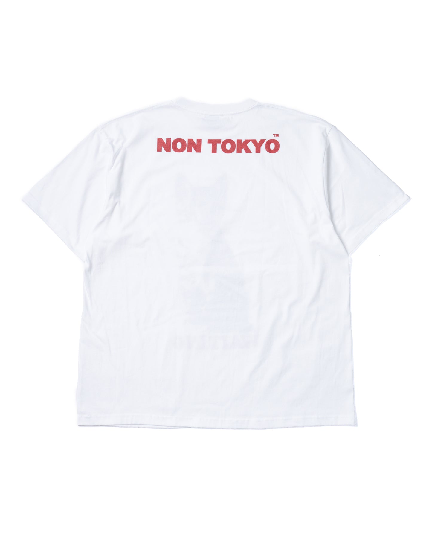 NON TOKYO / PRINT BIG T-SHIRT (CAT / WHITE)