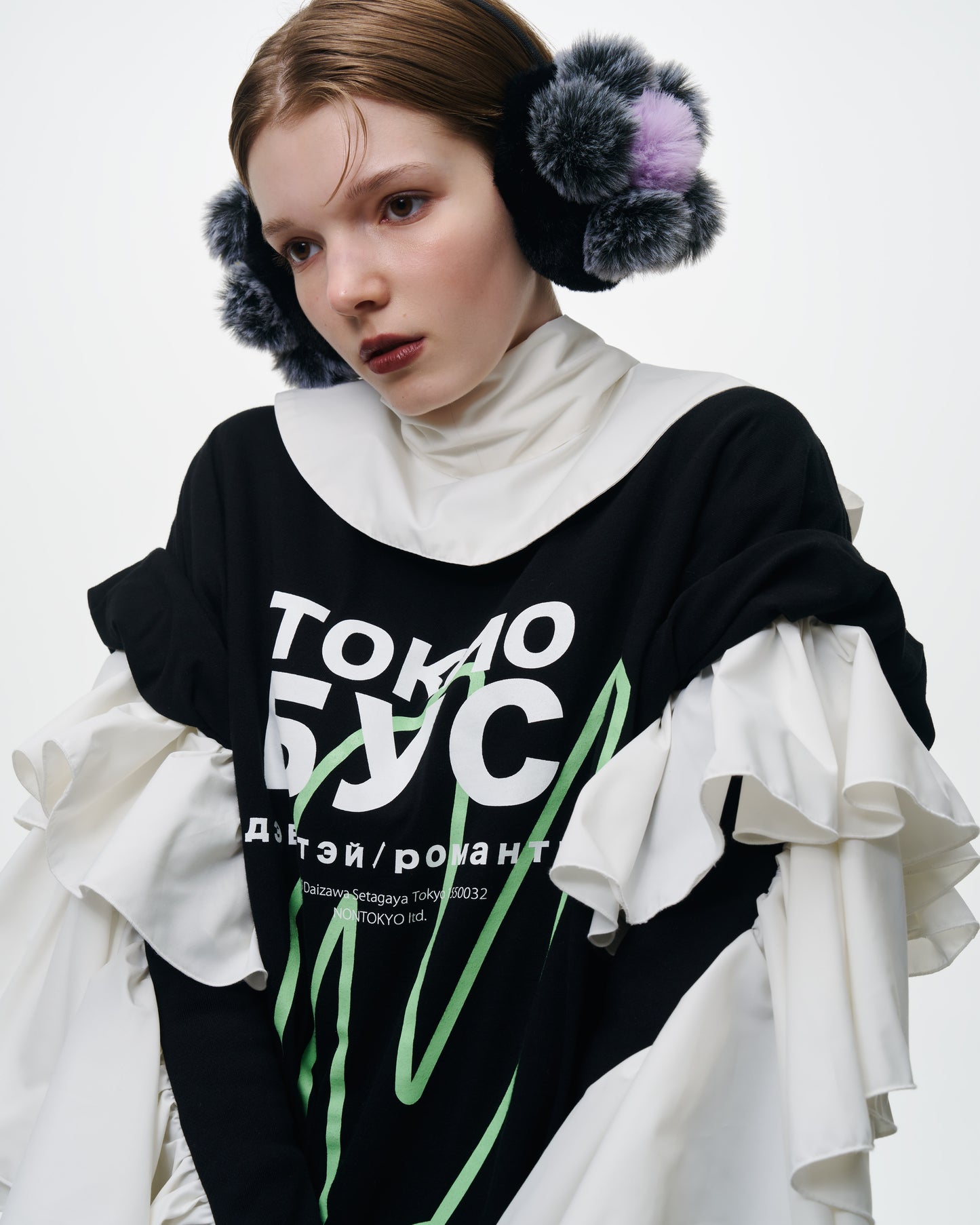 NON TOKYO / PRINT BIG T-SHIRT (N / BLACK)