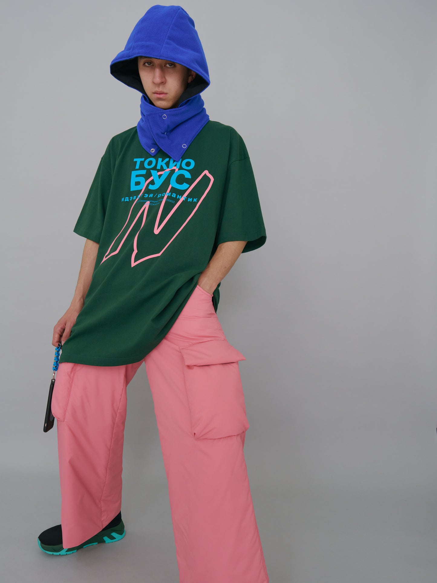 NON TOKYO / PRINT BIG T-SHIRT (N / GREEN)