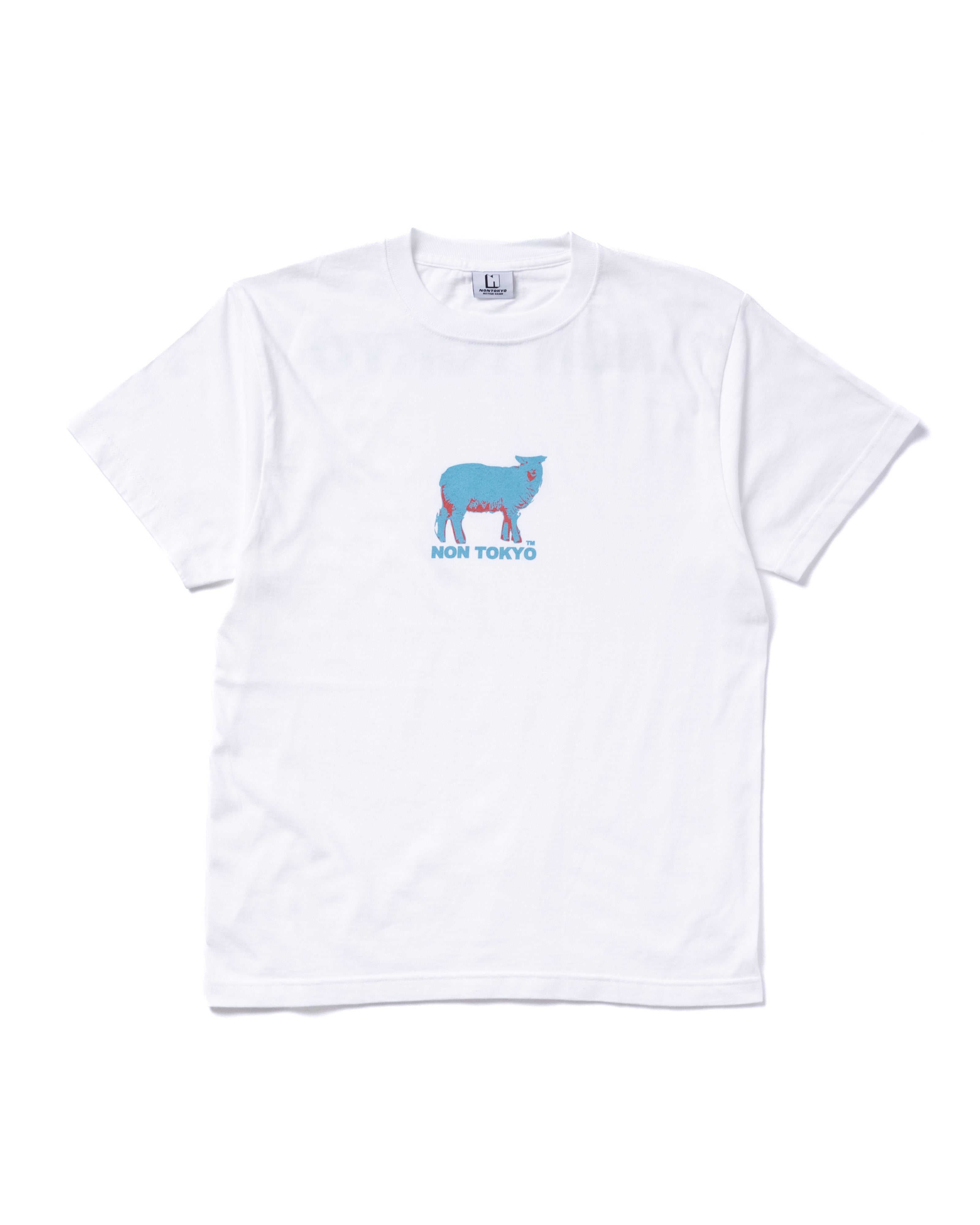 NON TOKYO / PRINT T-SHIRT (SHEEP / WHITE) - 1