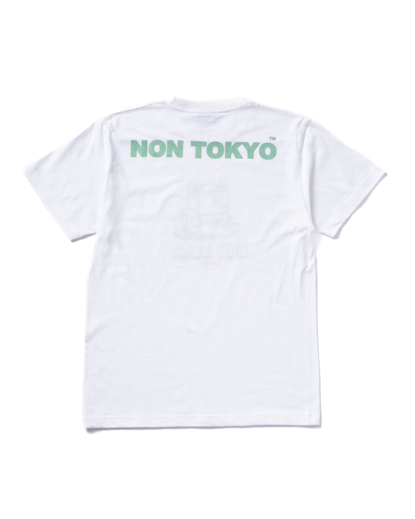 NON TOKYO / GRITTER PRINT T-SHIRT (BOX BEAR / WHITE) / &lt;NON TOKYO&gt; Glitter print T-shirt (box bear / white)