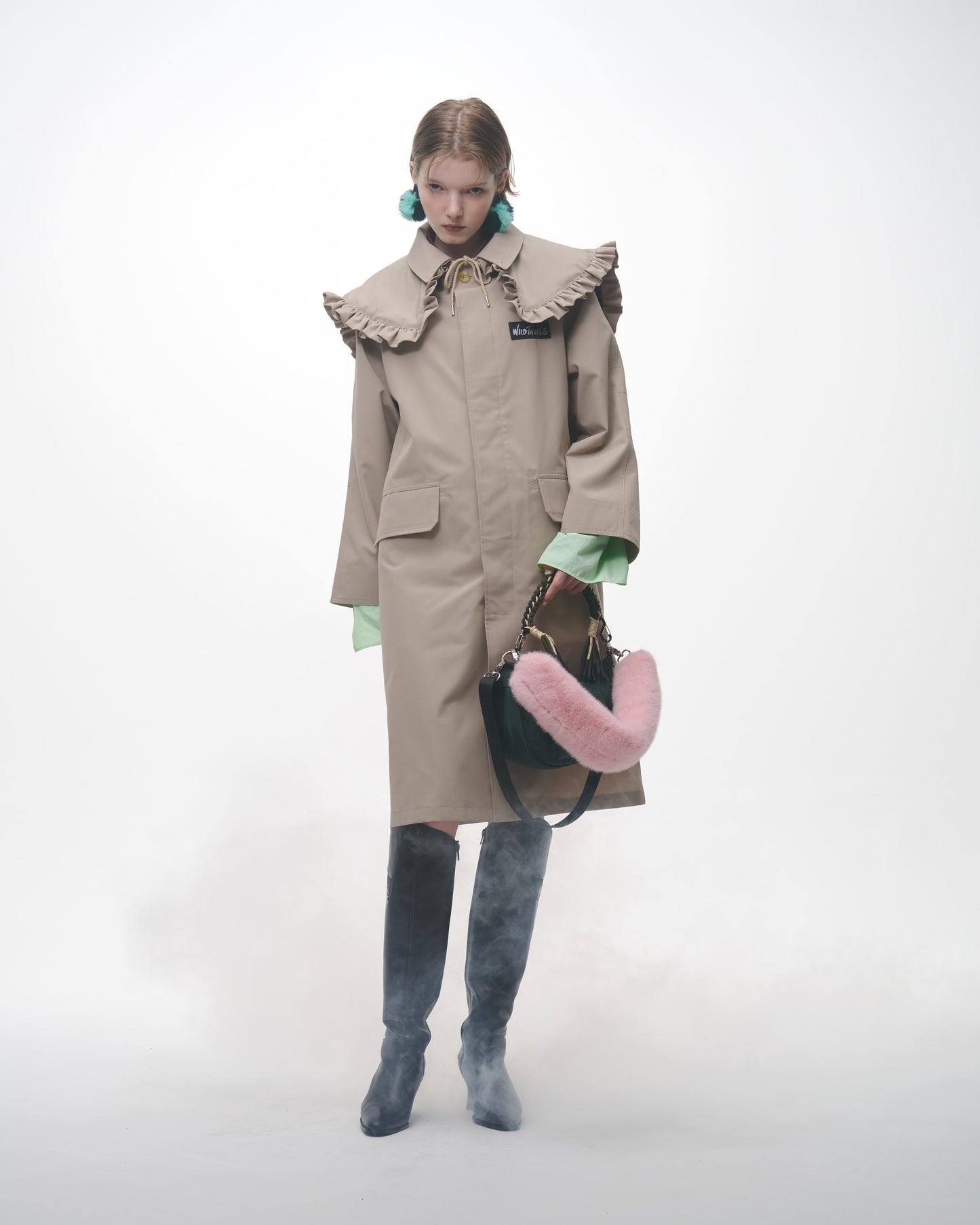 NON TOKYO / WATERPROOF LONG COAT (xWild Things / BEIGE) &lt;NON TOKYO&gt; Waterproof long coat (xWild Things / Beige)