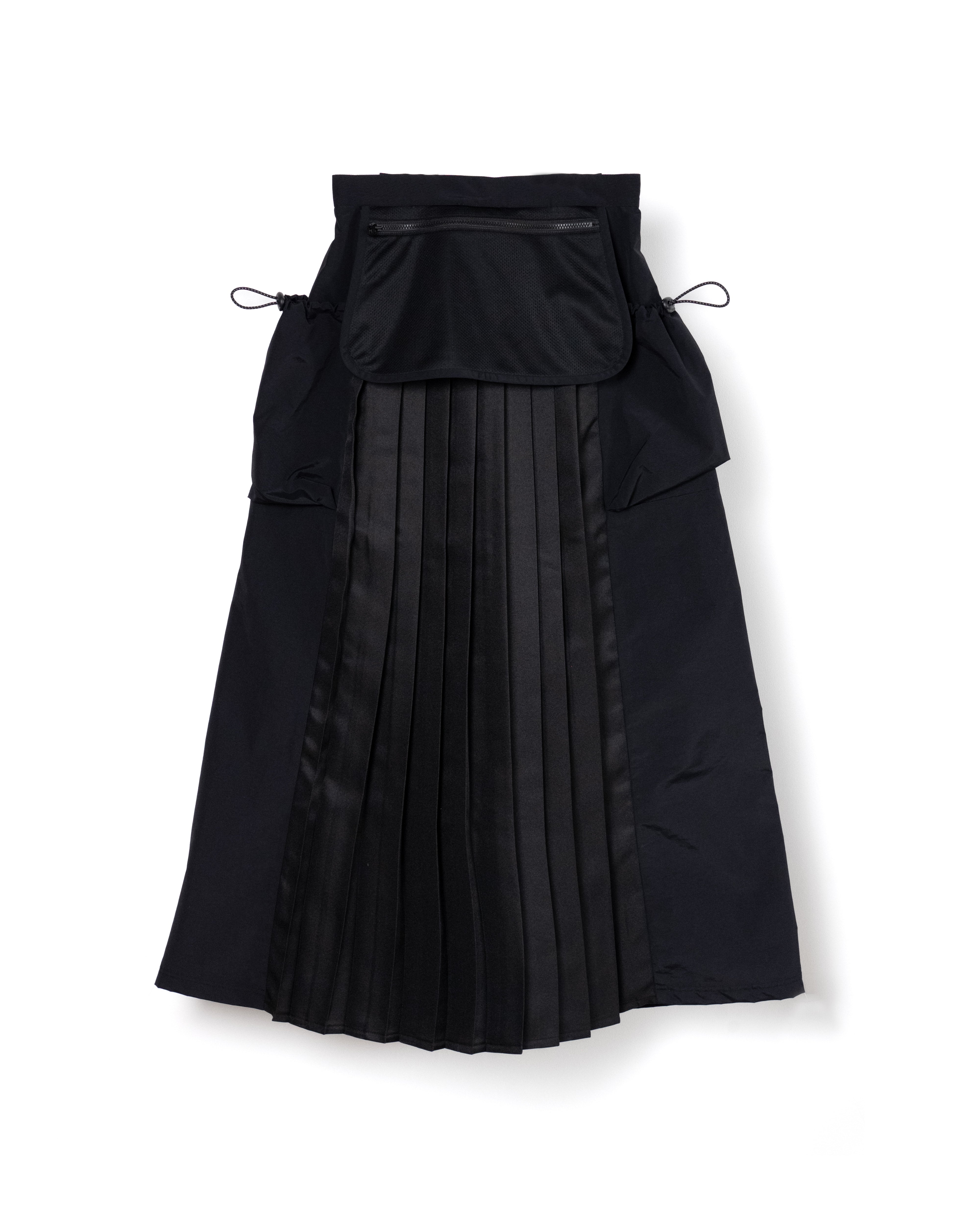 NON TOKYO / OUTDOOR LONG SKIRT (BLACKxBLACK)