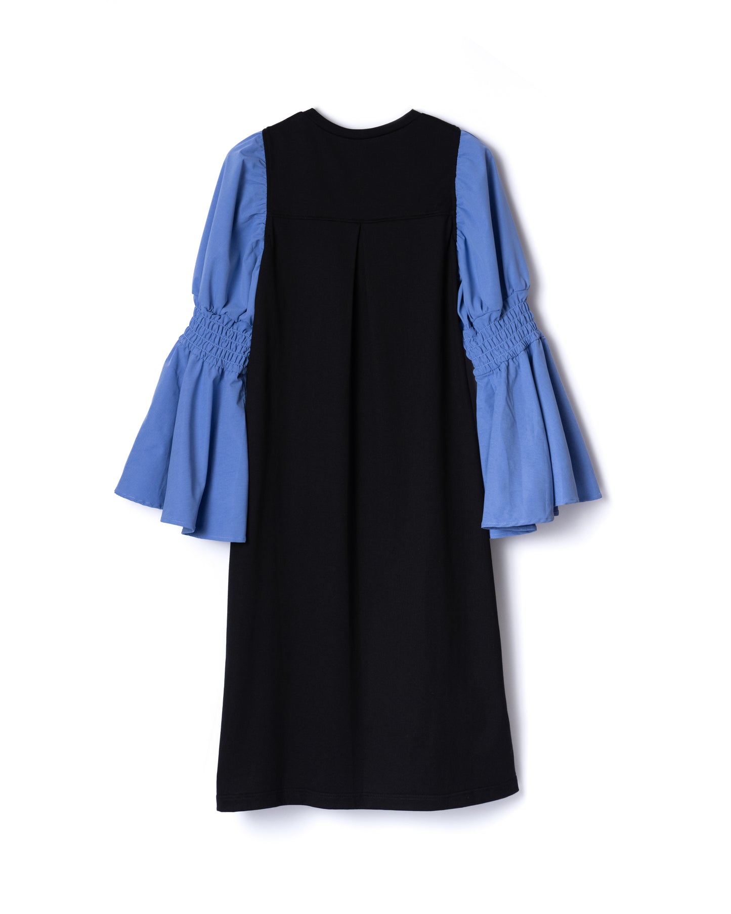 NON TOKYO / PUFFSLEEVE ONE-PIECE (BLACK×BLUE)