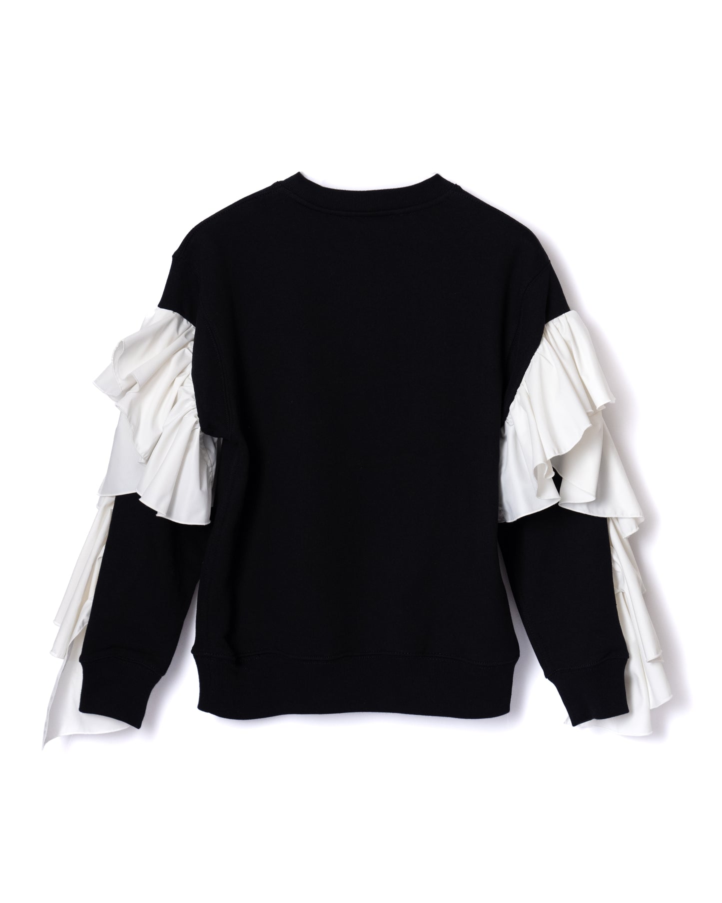 NON TOKYO / FRILL SLEEVE SWEAT TOP (BLACK)