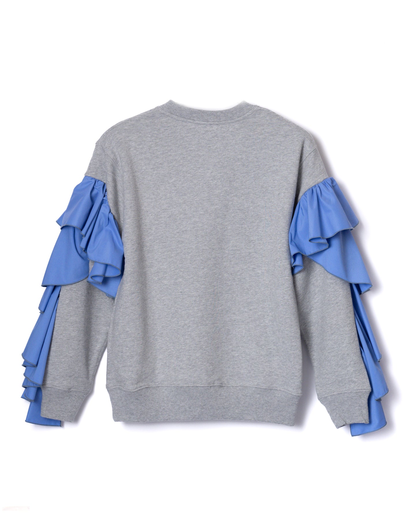 NON TOKYO / FRILL SLEEVE SWEAT TOP (GRAY)