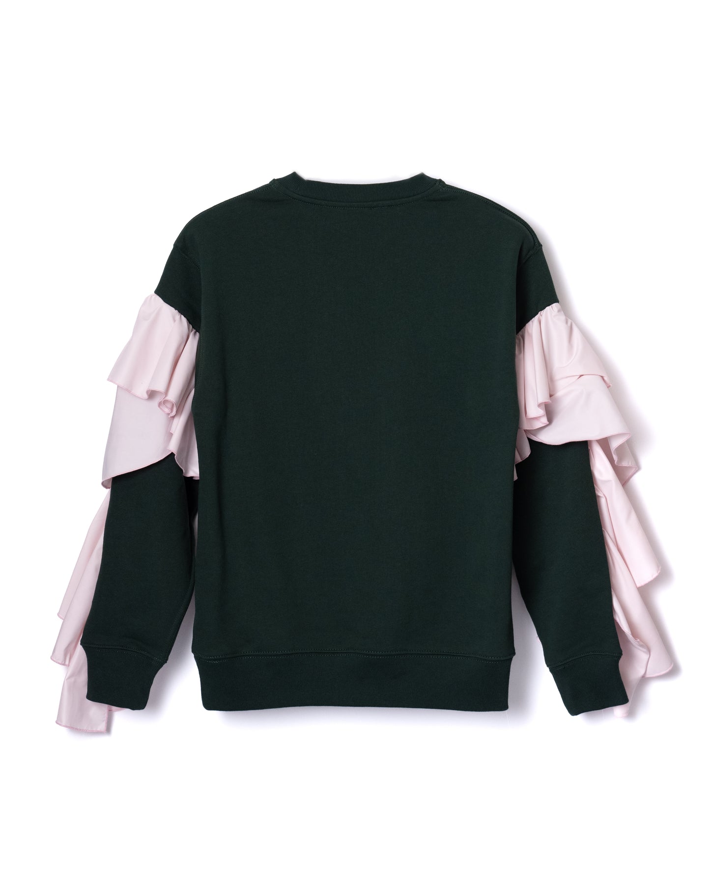 NON TOKYO / FRILL SLEEVE SWEAT TOP (GREEN)