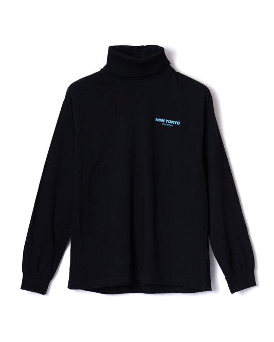 NON TOKYO / HI-NECK LONG SLEEVE T-SHIRT (BLACK)