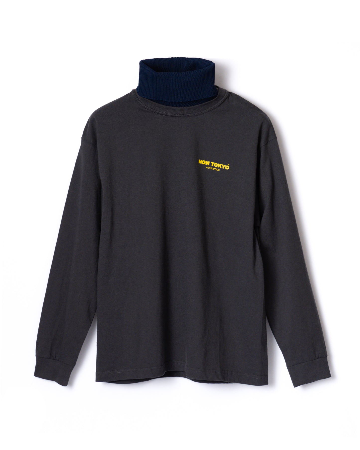 NON TOKYO / HI-NECK LONG SLEEVE T-SHIRT (GRAY)