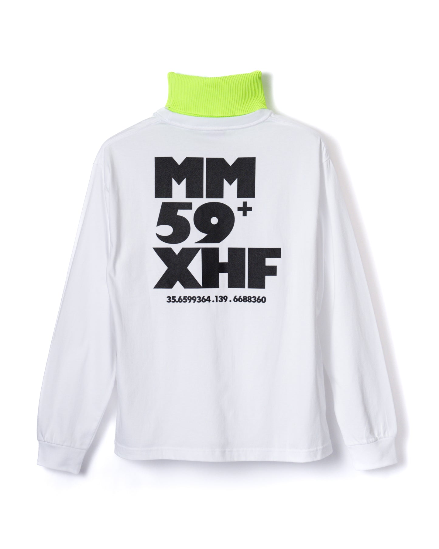 NON TOKYO / HI-NECK LONG SLEEVE T-SHIRT (WHITE)