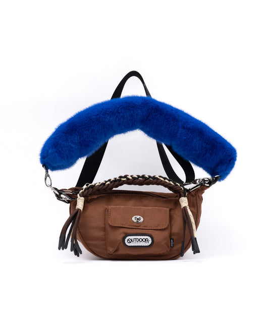 NON TOKYO x OUTDOOR PRODUCTS /3WAY FUR HANDLE BAG (BROWN)