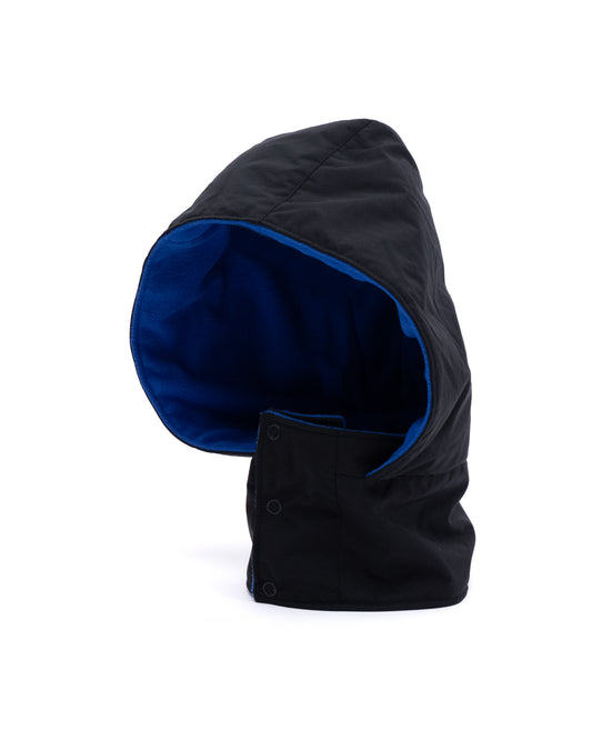 NON TOKYO /REVERSIBLE HOOD NECKWARMER (BLACK) &lt;NON TOKYO&gt; Reversible hood neck warmer (black)