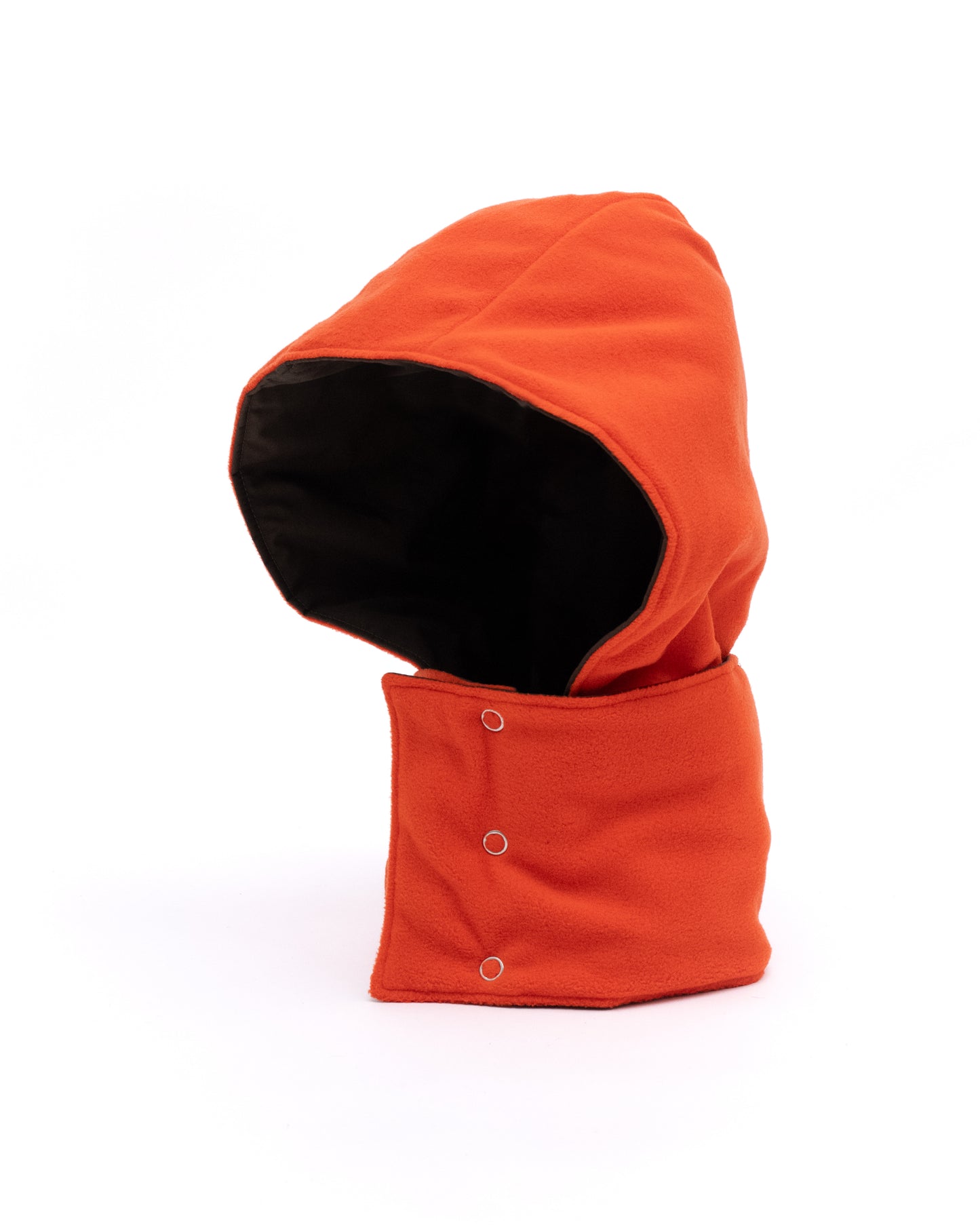 NON TOKYO /REVERSIBLE HOOD NECKWARMER (BROWN) &lt;NON TOKYO&gt; Reversible hood neck warmer (brown)