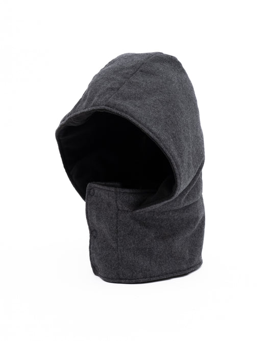 NON TOKYO /REVERSIBLE HOOD NECKWARMER (GRAY)