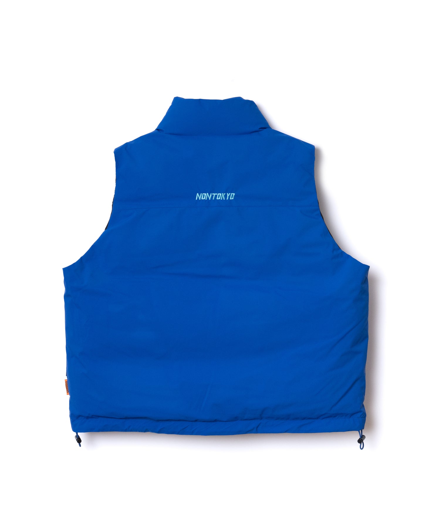 NON TOKYOxUNIVERSAL OVERALL / REVERSIBLE DOWN VEST (BLUE×BLACK)