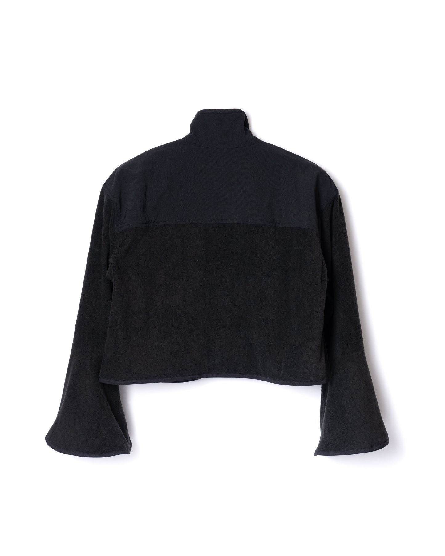 NON TOKYO / FLARE SLEEVE FLEECE TOP (BLACK)