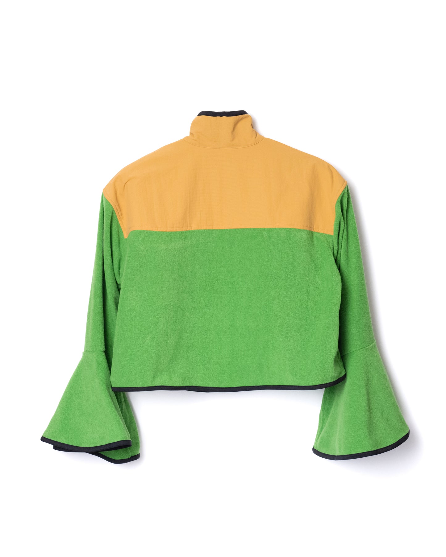 NON TOKYO / FLARE SLEEVE FLEECE TOP (GREEN)