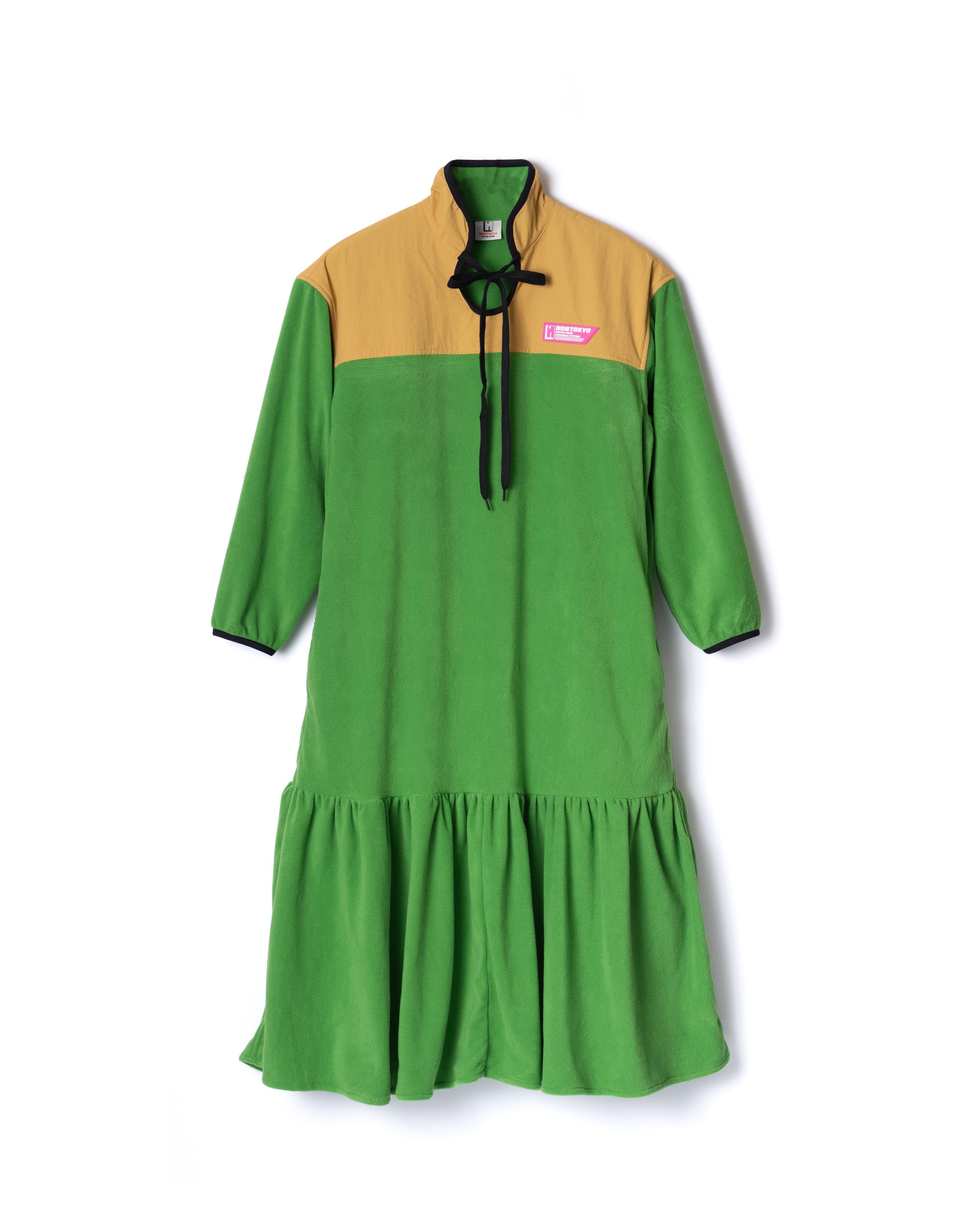 NON TOKYO / GATHER FLEECE ONE-PIECE (GREEN)