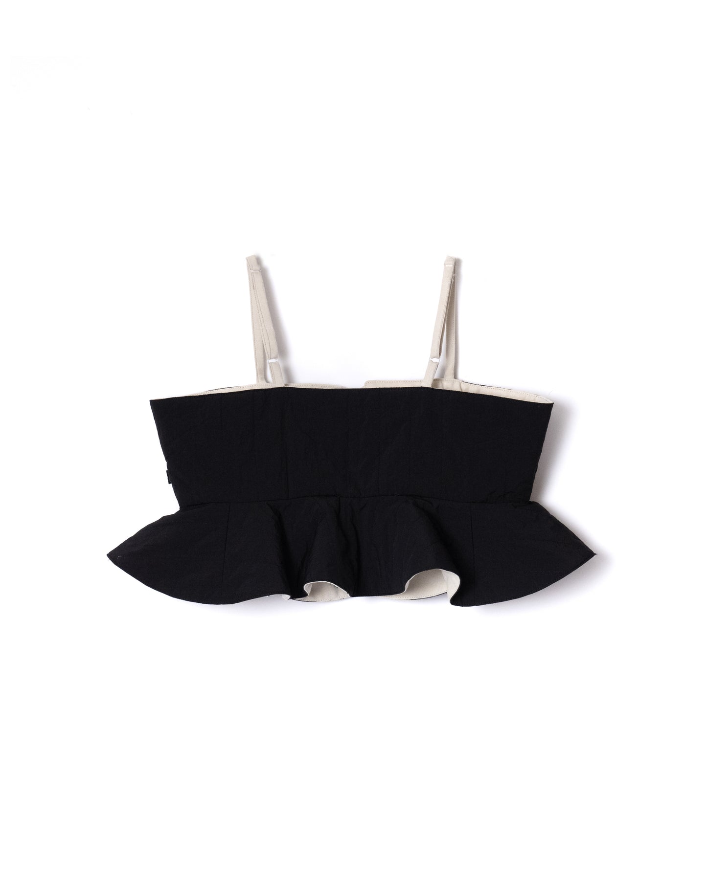 NON TOKYO / REVERSIBLE QUILTING CAMISOLE (BLACK×IVORY)