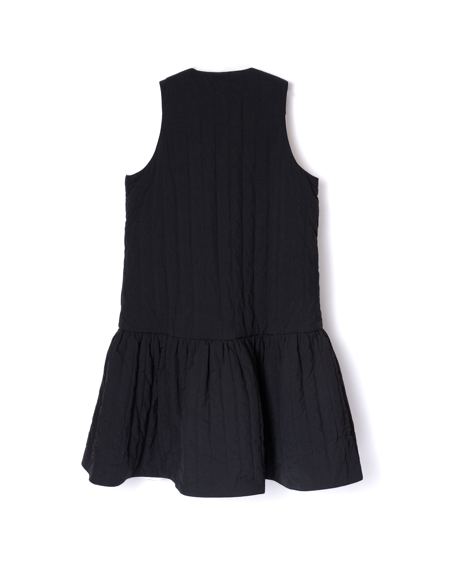 NON TOKYO / REVERSIBLE QUILTING ONE-PIECE (BLACK×IVORY) &lt;NON TOKYO&gt; Reversible quilting one-piece (black×ivory)