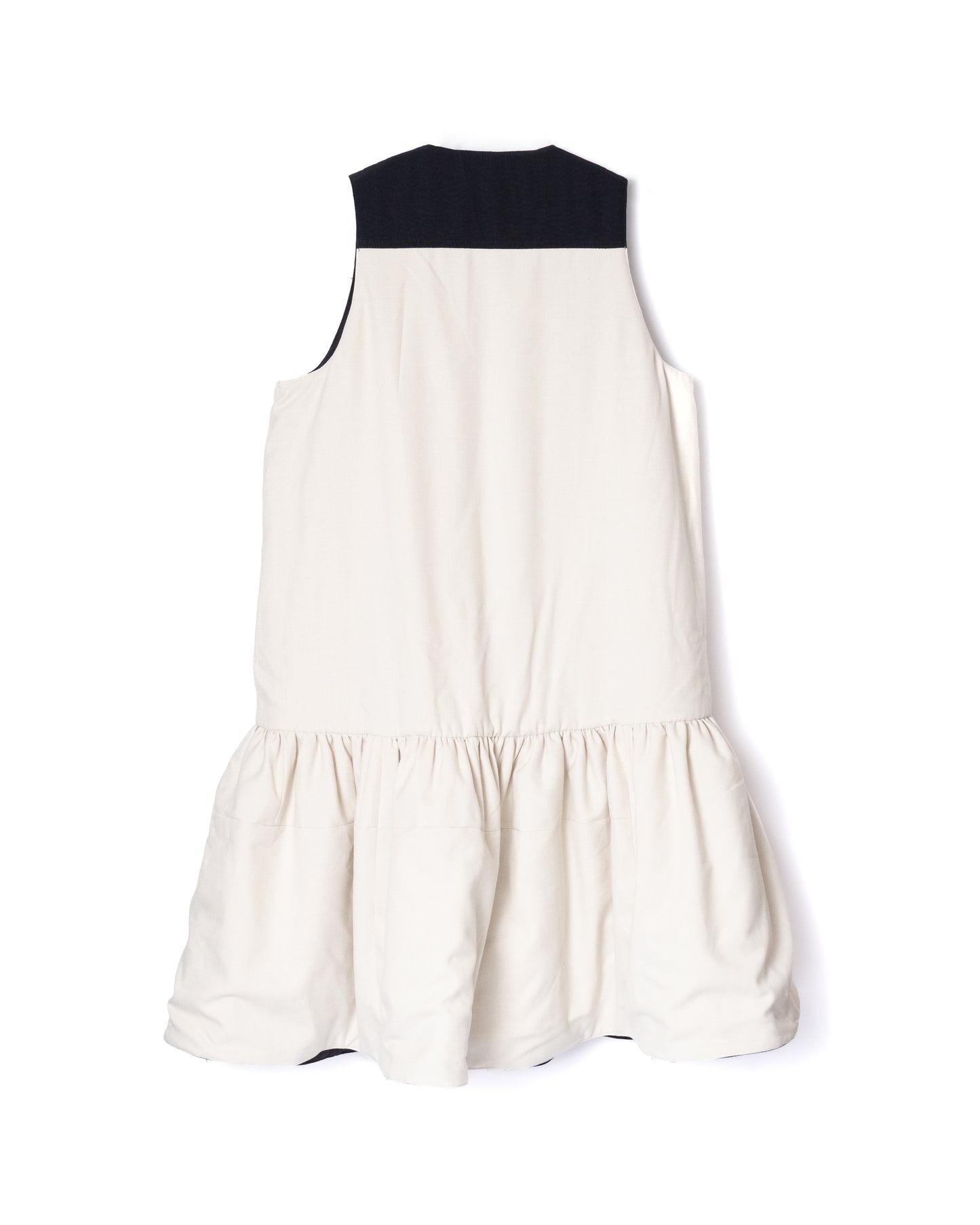 NON TOKYO / REVERSIBLE QUILTING ONE-PIECE (BLACK×IVORY) &lt;NON TOKYO&gt; Reversible quilting one-piece (black×ivory)