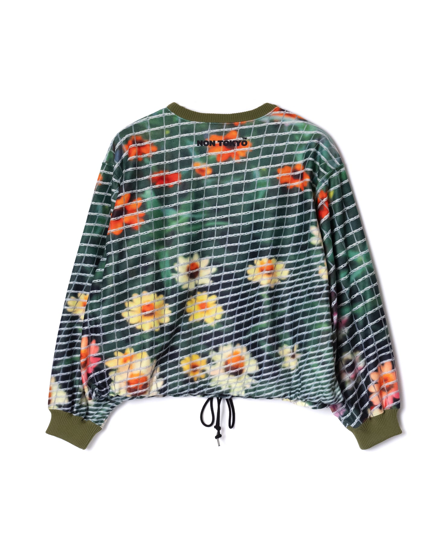 NON TOKYO / PRINT FLEECE PULLOVER TOP (FLOWER)