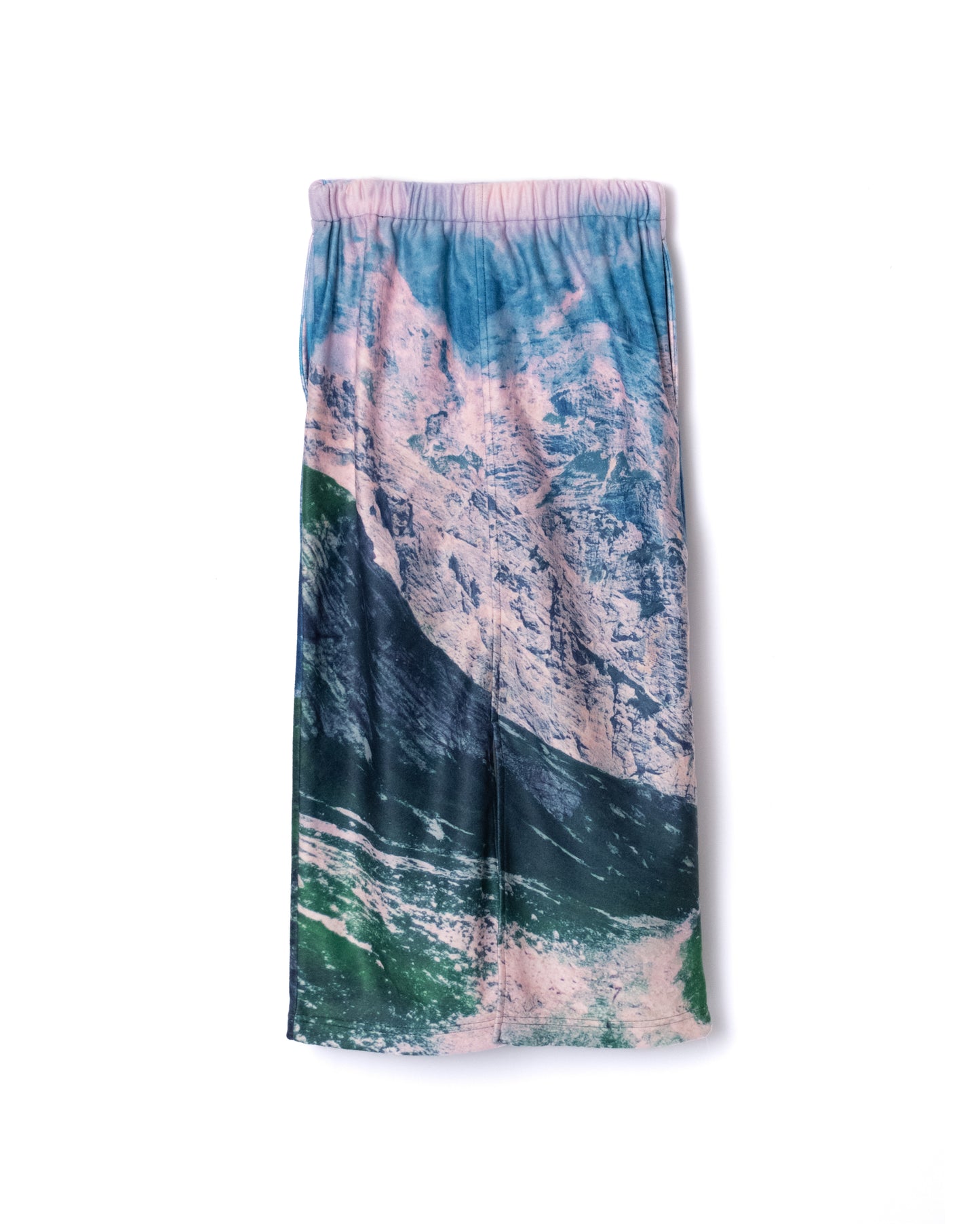 NON TOKYO / PRINT FLEECE LONG SKIRT (MOUNTAIN)