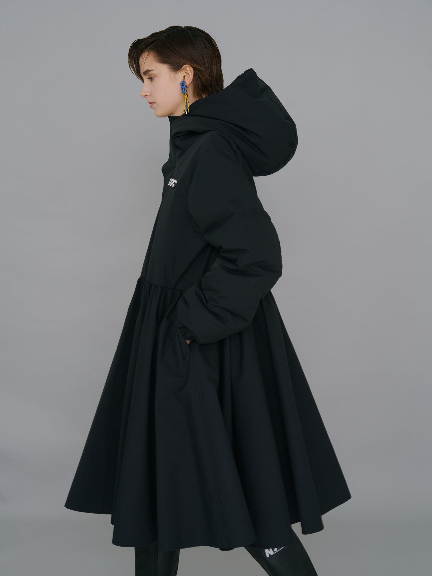 NON TOKYO / DOWN SLEEVE MOUNTAIN PARKA (BLACK) &lt;NON TOKYO&gt; Down sleeve mountain parka (black)