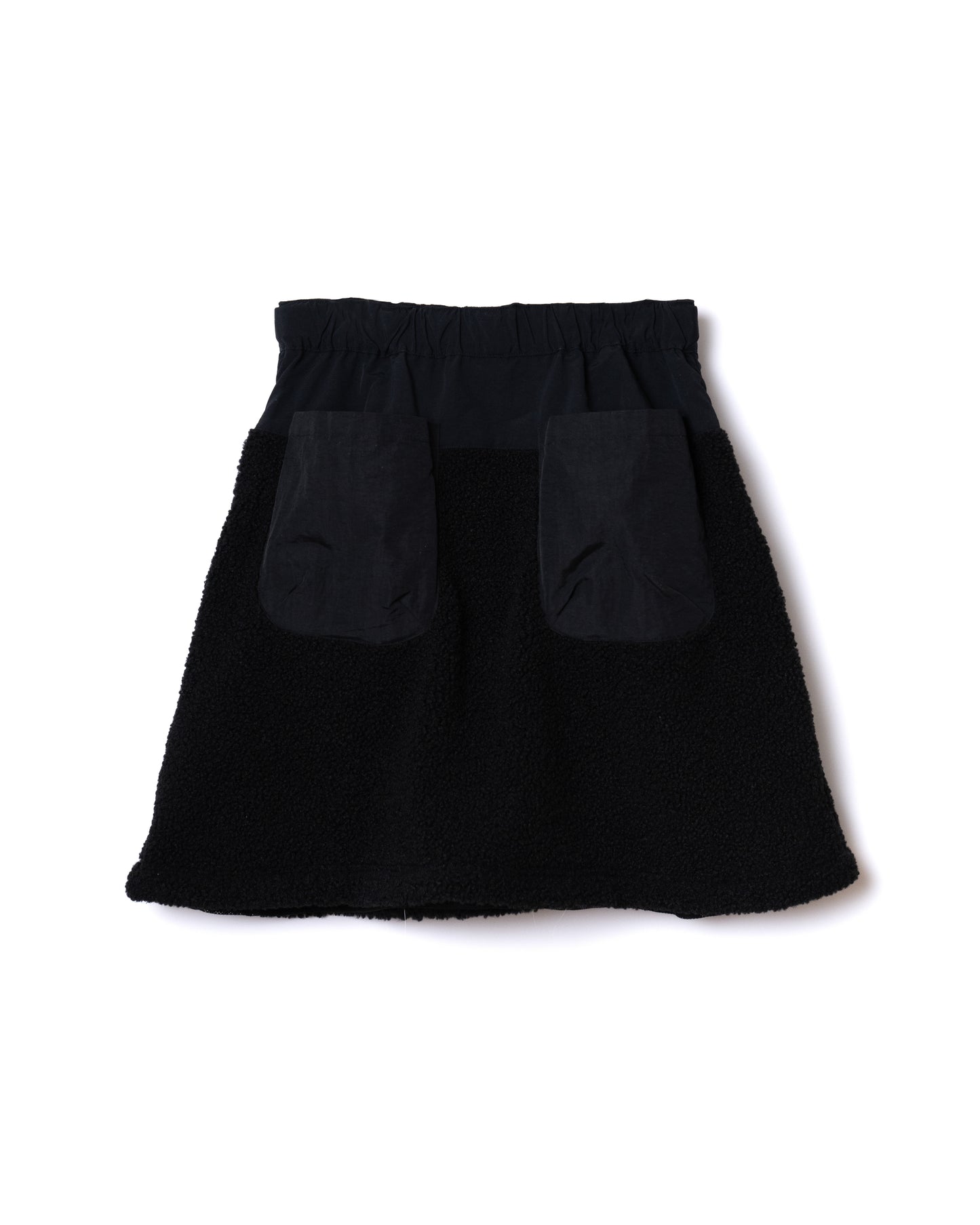 NON TOKYO / 2WAY BOA SKIRT (BLACK×BLACK)