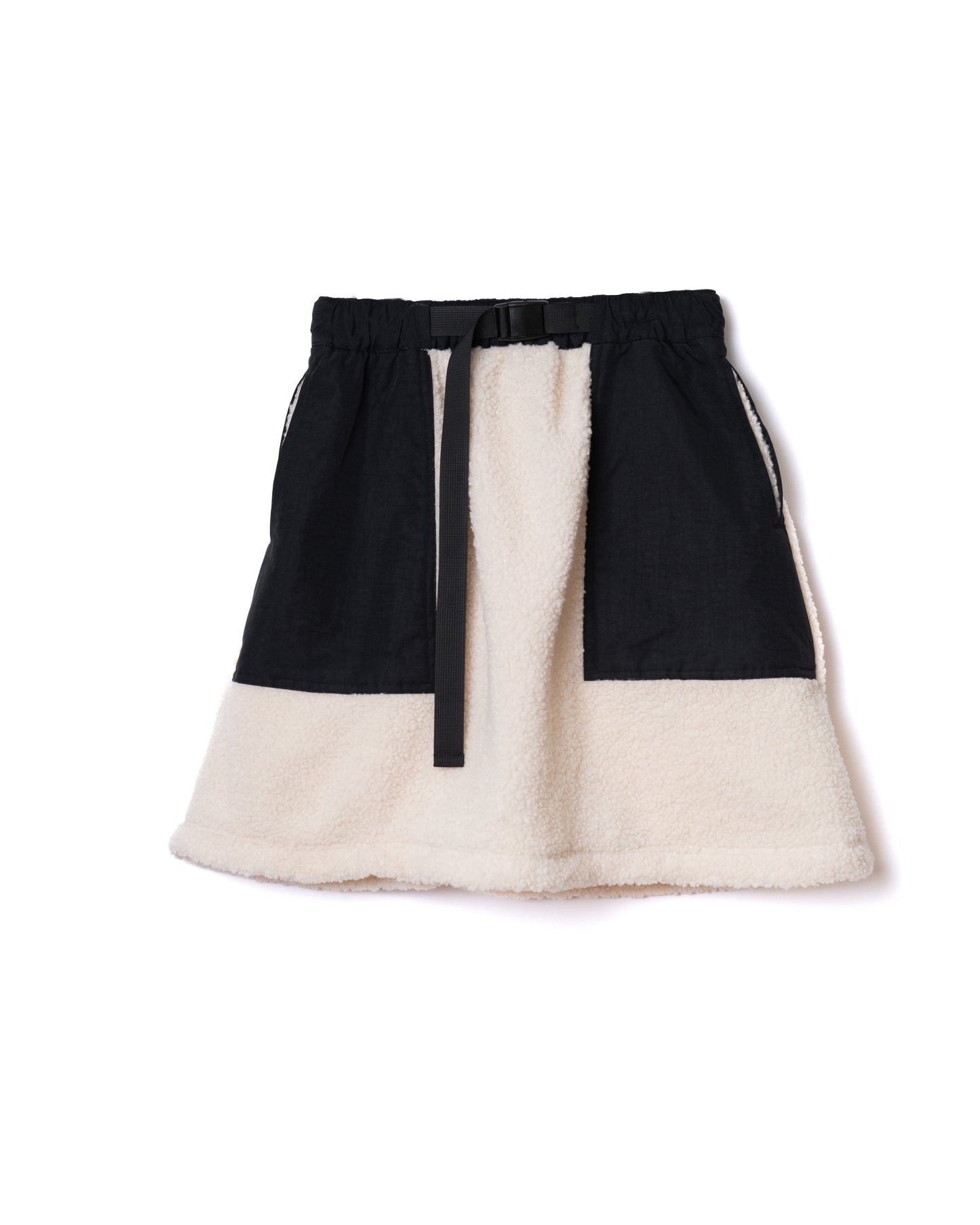 NON TOKYO / 2WAY BOA SKIRT (IVORY×BLACK)