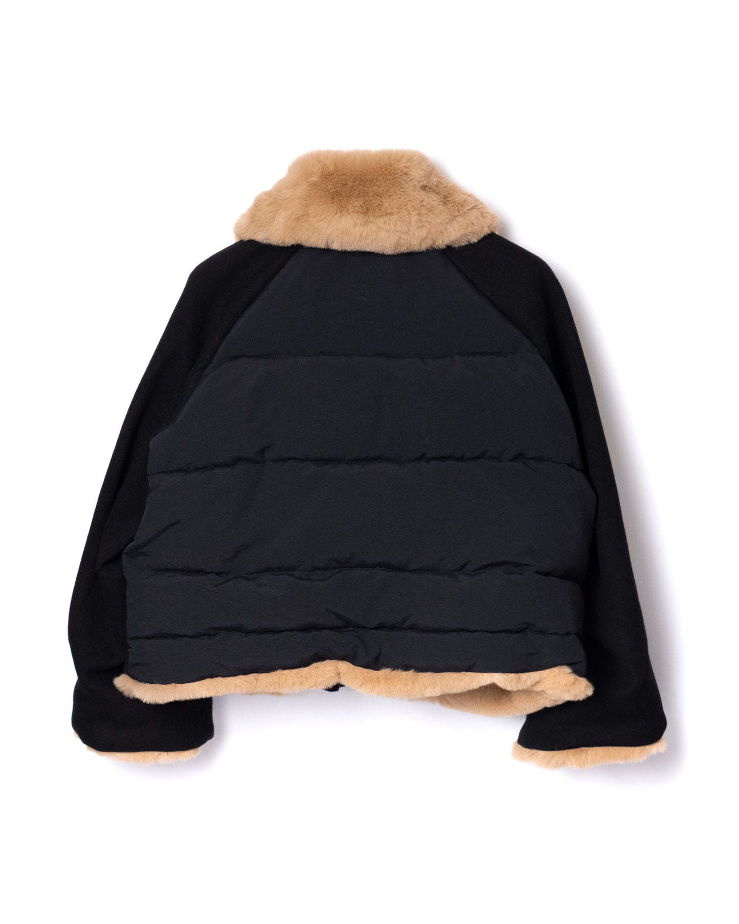 NON TOKYO / AVIATOR FUR JACKET (BLACK×BLACK) &lt;NON TOKYO&gt; Aviator fur jacket (black×black)