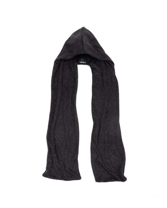 NON TOKYO / MOHAIR HOODIE MUFFLER (BLACK) &lt;NON TOKYO&gt; Mohair hoodie muffler (black)