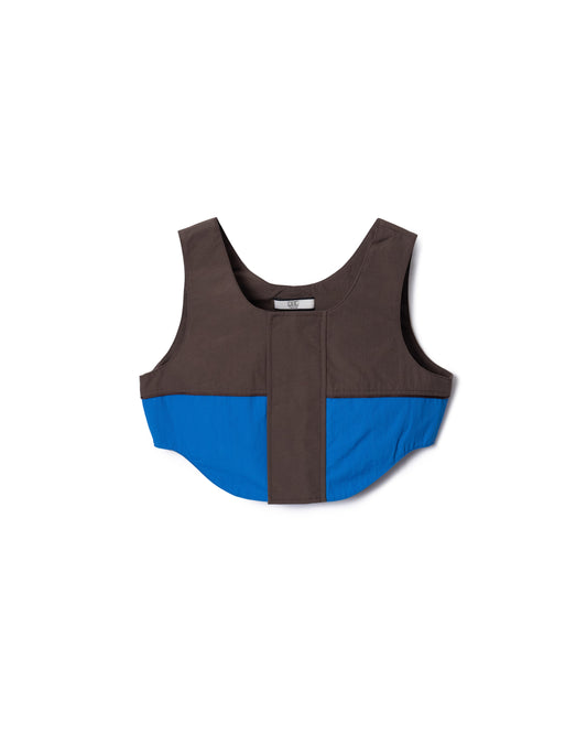 MOUNTAIN BUSTIER (BROWN×BLUE)