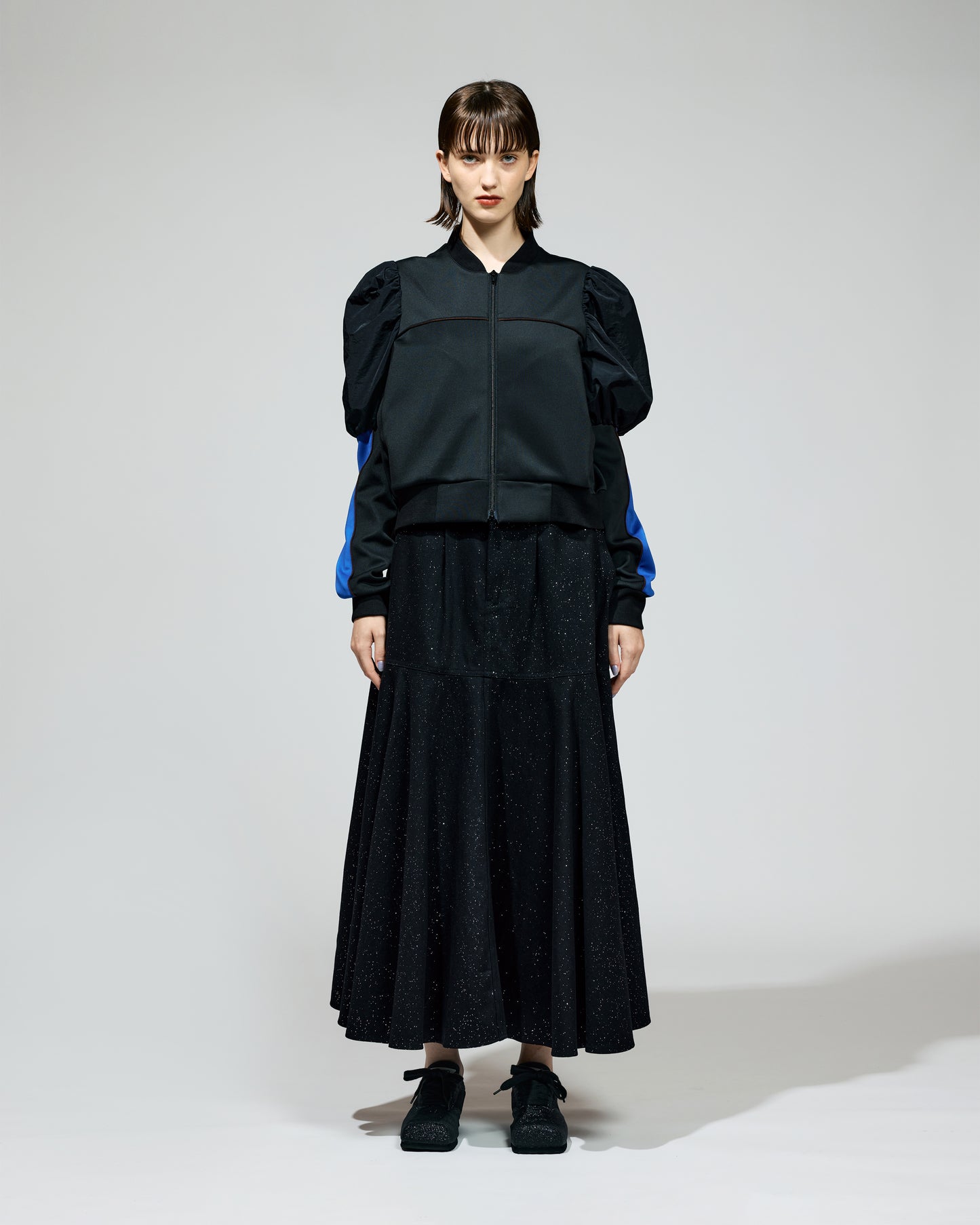 NON TOKYO / DOUBLE RIBBON SHIRT (BLACK)