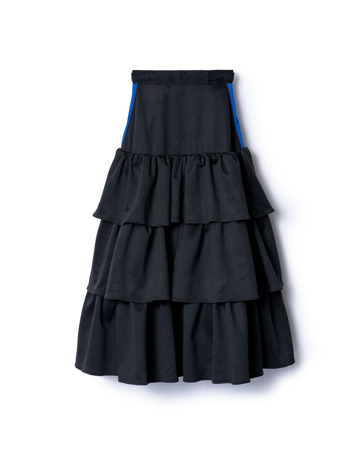 JERSEY TIERED SKIRT (BLACK)