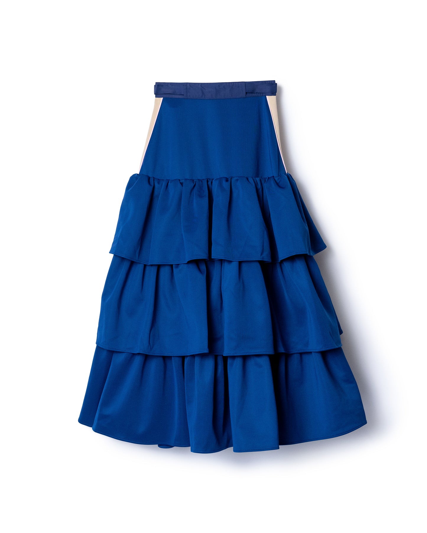 PRE ORDER / JERSEY TIERED SKIRT (BLUE)